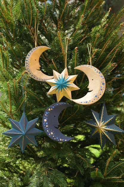 Midnight Man on the Moon Board Decoration By East End Press