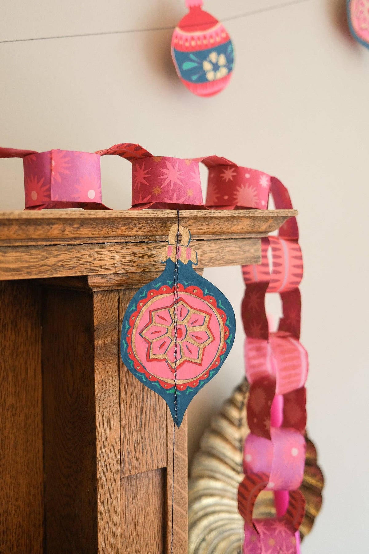 Baubles Sewn Garland By East End Press