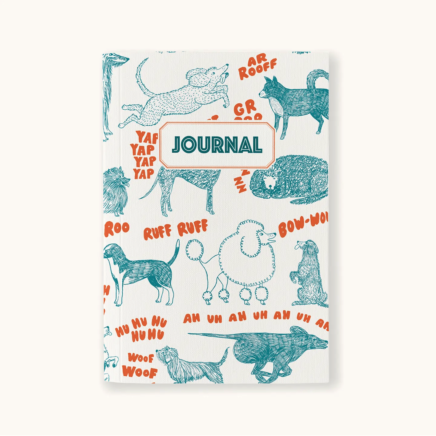 Dog Days Journal Recycled Papers Notebook by Sukie