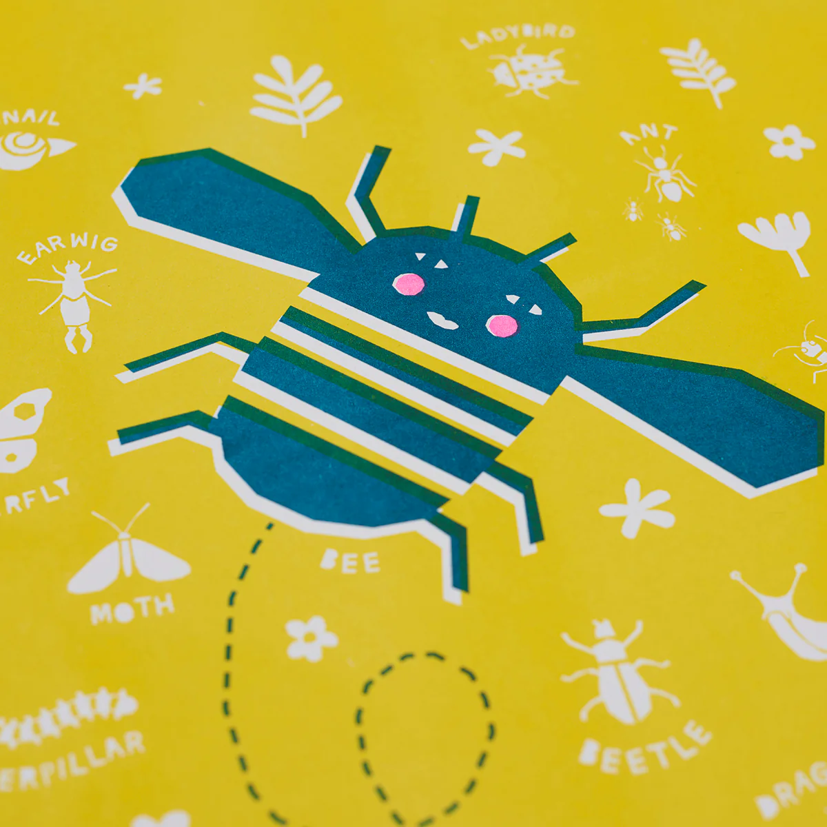 Bugs Galore Guide A3 Riso Print by Bella & Phoenix