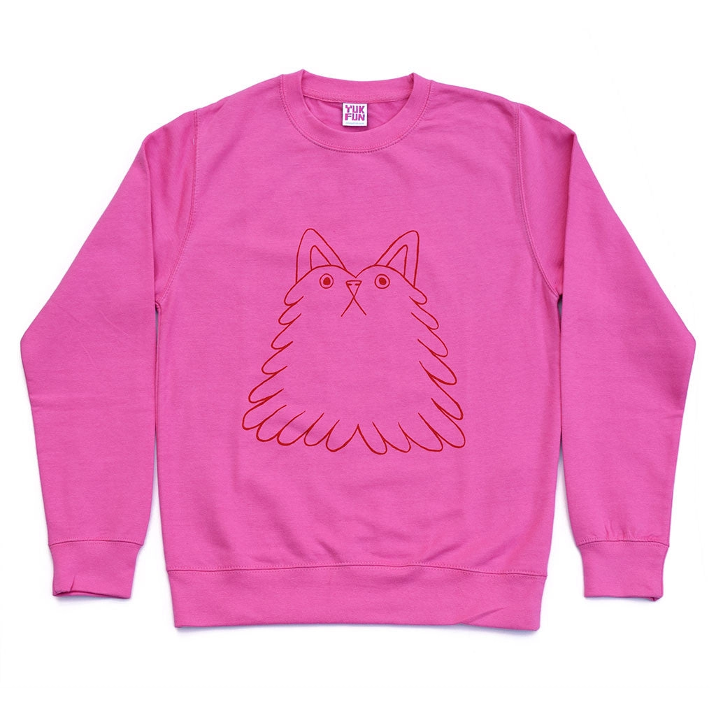 Fluff Buddy Sweatshirt - Pink By YUK FUN