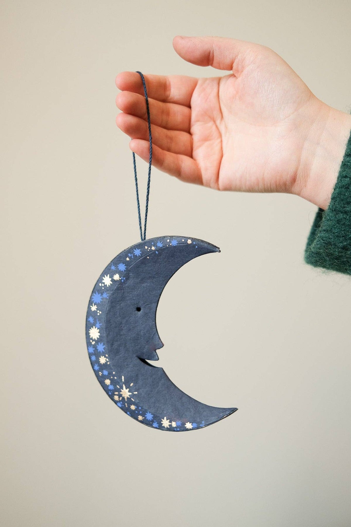 Midnight Man on the Moon Board Decoration By East End Press