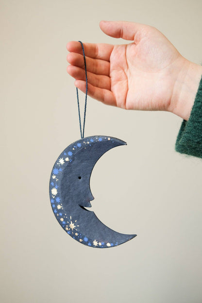 Midnight Man on the Moon Board Decoration By East End Press
