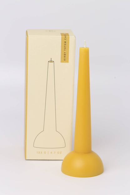 Totem Candle  - Yellow - Kirby By Designworks Collective
