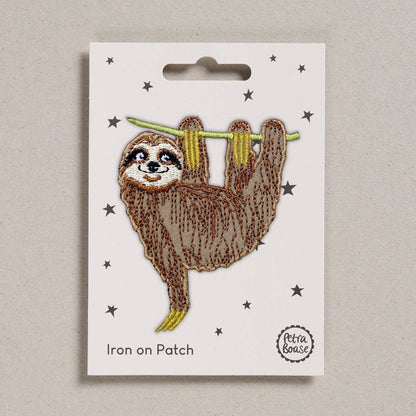 Sloth Iron-On Embroidered Patch