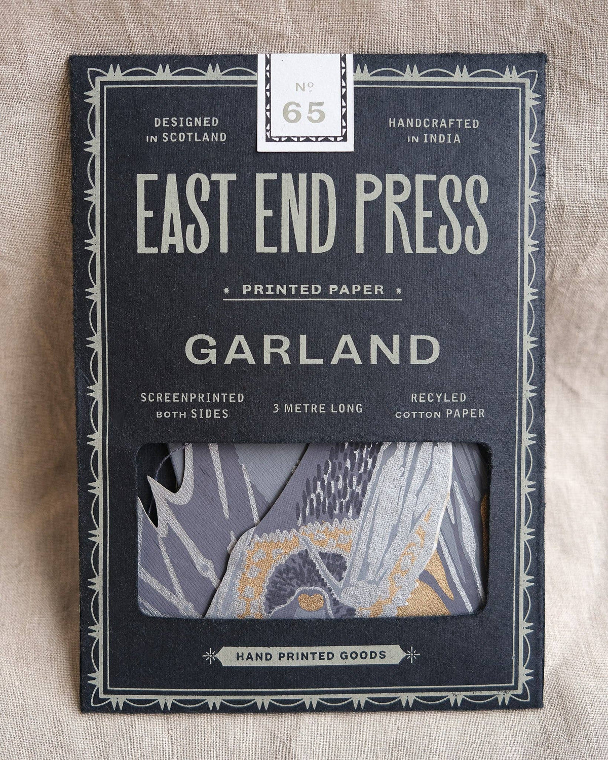 BATS Sewn Garland Decoration By East End Press