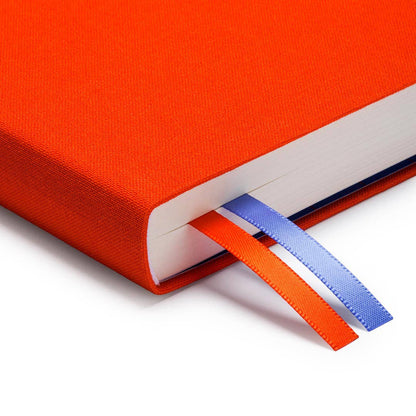 Orange Fabric Daily Planner By Oh Deer