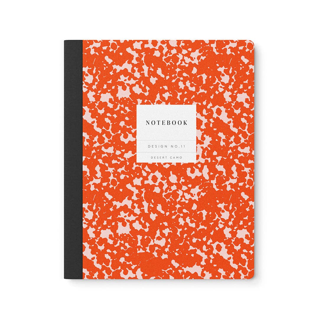 Design No.11 Desert Camo Exercise Book By Oh Deer
