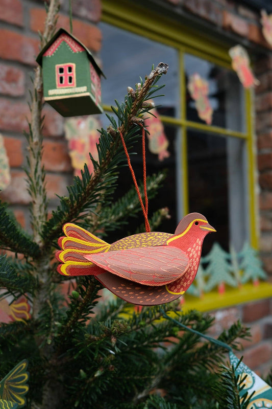 Robin Screen-Printed Board Decoration By East End Press
