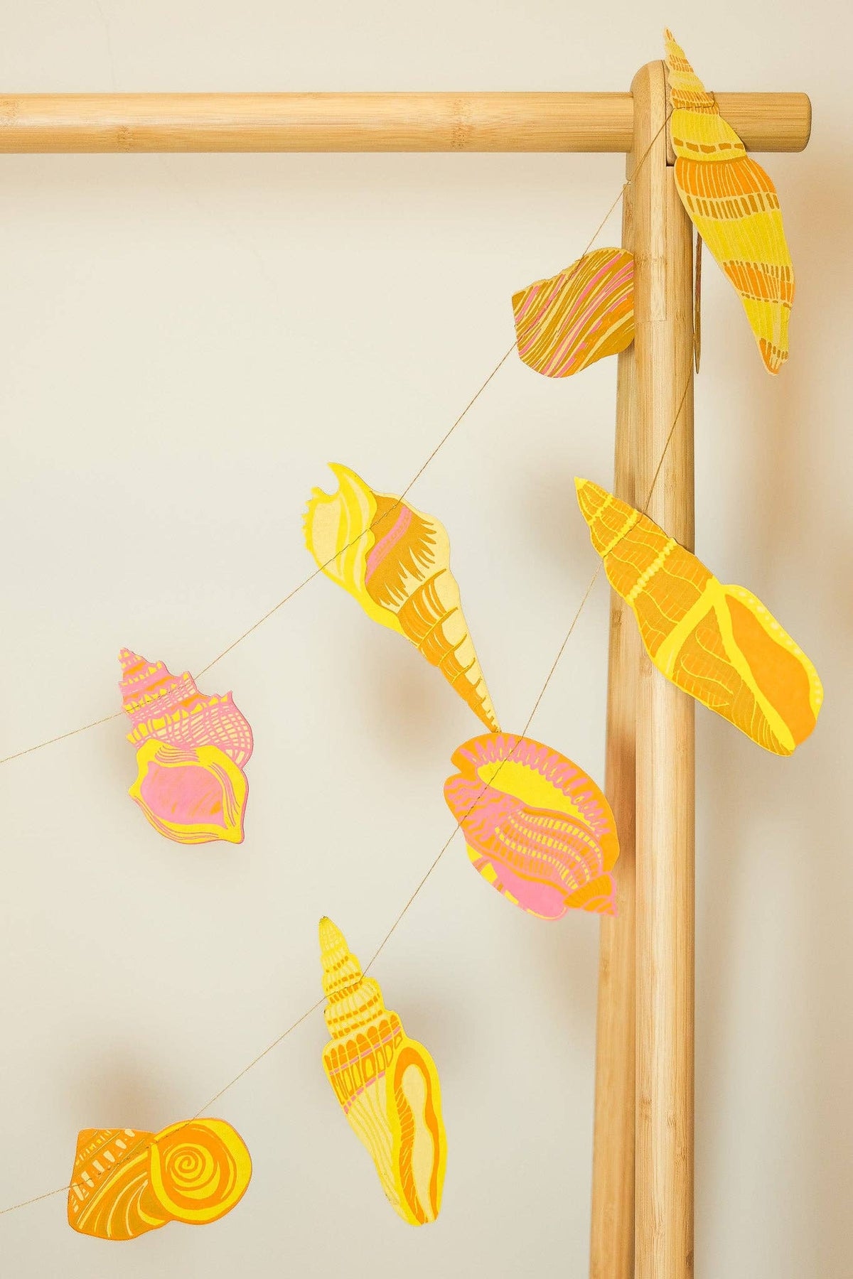 Shell Sewn Garland By East End Press