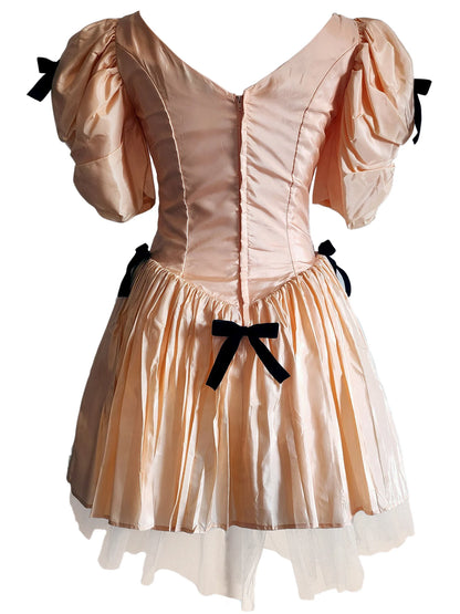 Pretty In Peach Prom Dress by Odd Janko
