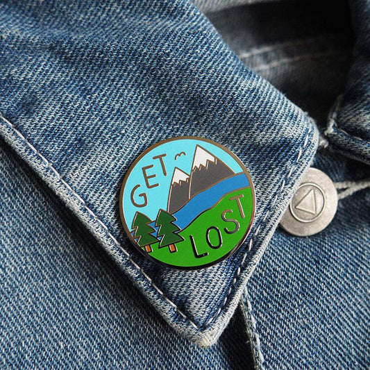 Get Lost Enamel Pin by Hello Dodo