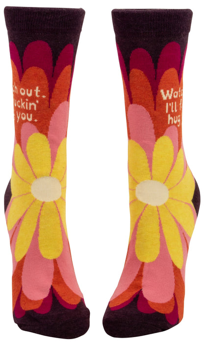 Women's I'll Fuckin Hug You Women's Socks  by Incognito