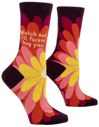 Women's I'll Fuckin Hug You Women's Socks  by Incognito