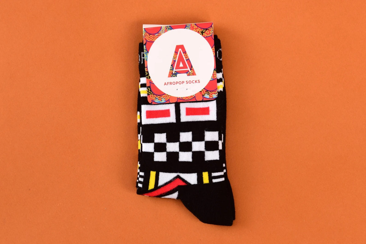 Red Kids Socks by Afropop