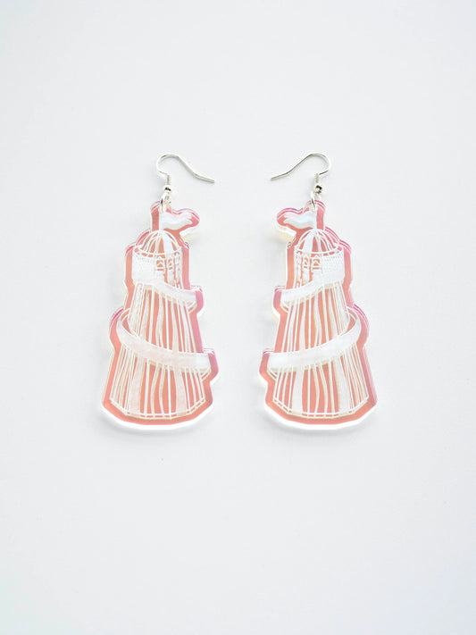 Helter Skelter earrings by Designosaur