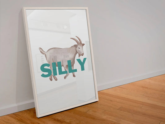 Silly Billy A4 Print by BlueIrisDesignsCo