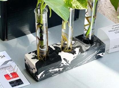 Handmade Plant Propagation Station - Glass Plant Propagator &  Holder by AndMash