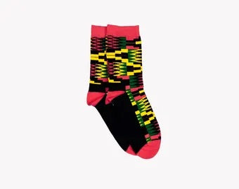Red Kids Socks by Afropop