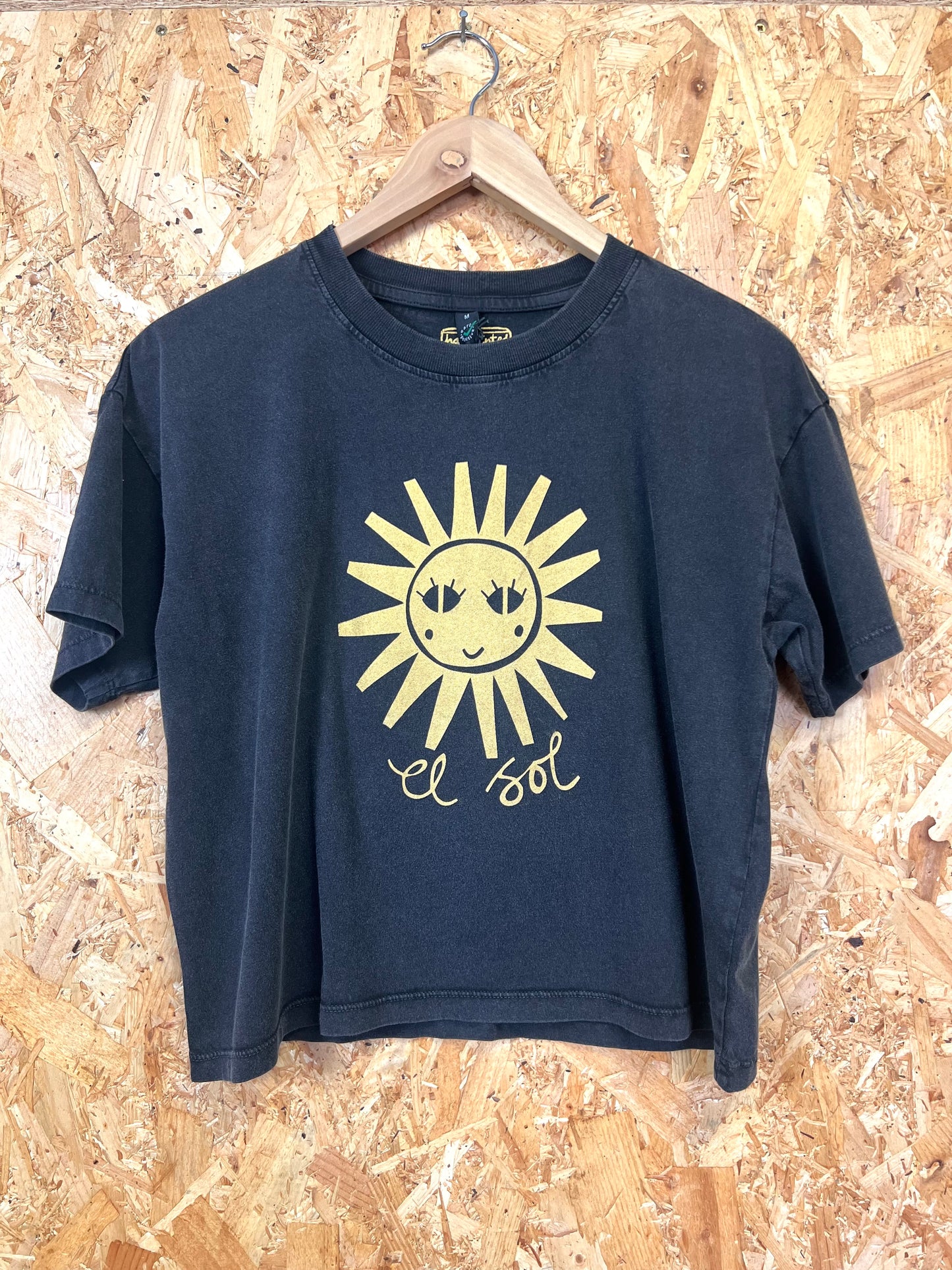 Sun Print Cropped T-shirt by Inky Kat