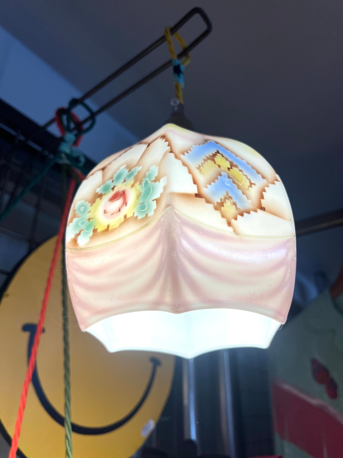 Vintage Art Deco Pendant  Lamp by Lost & Foundry