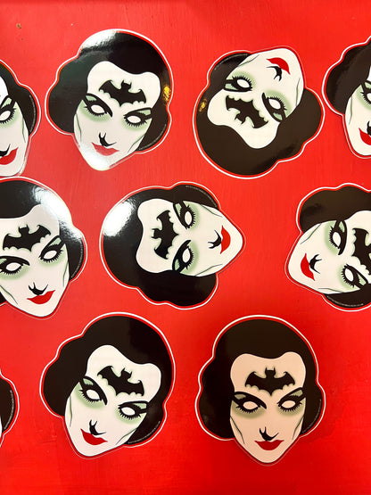 Ghoul Sticker By Saffron Reichenbacker