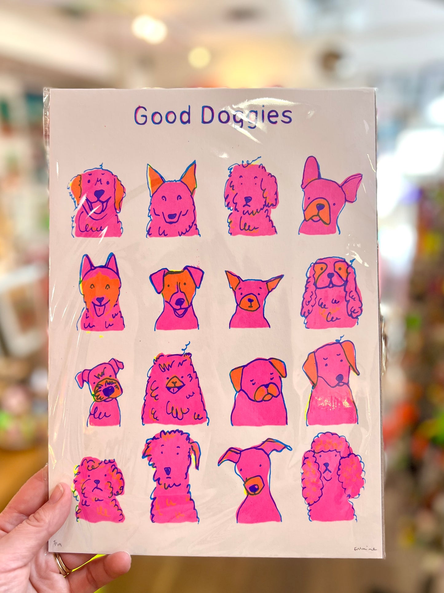 Good Doggies - Dog Print By Eilidh Maine