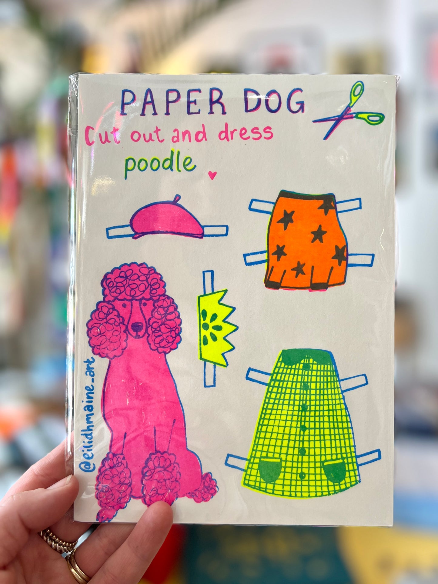 Cut Out Dogs - Poodle By Eilidh Maine