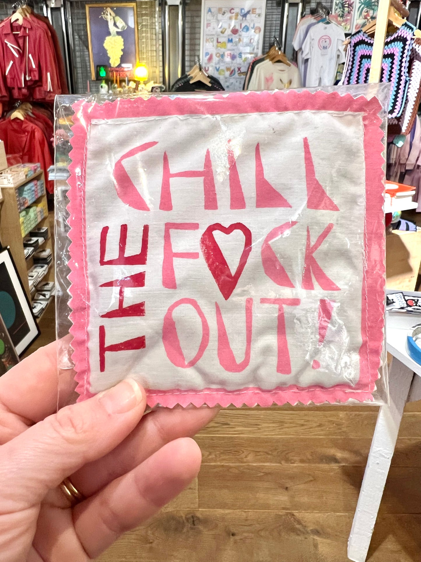 Chill The Fuck Out Lavender Pouch By Your Mom