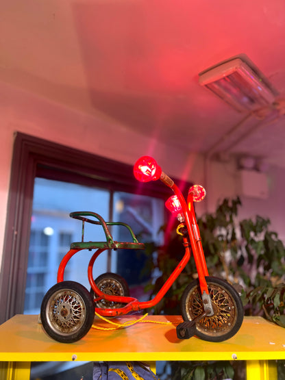 Vintage Tricycle Lamp by Lost & Foundry