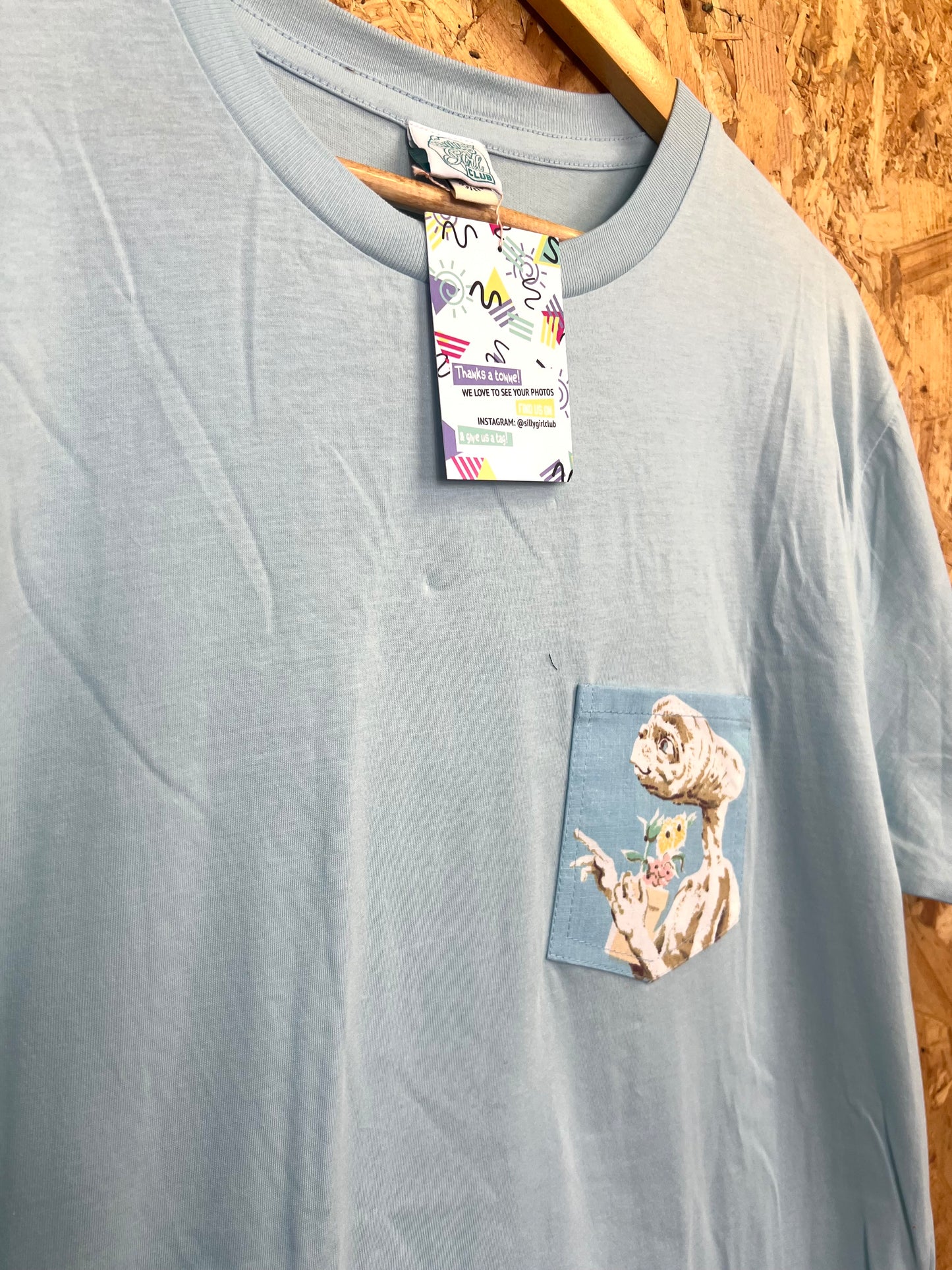 Reworked Pocket Tee With ET by Silly Girl Club