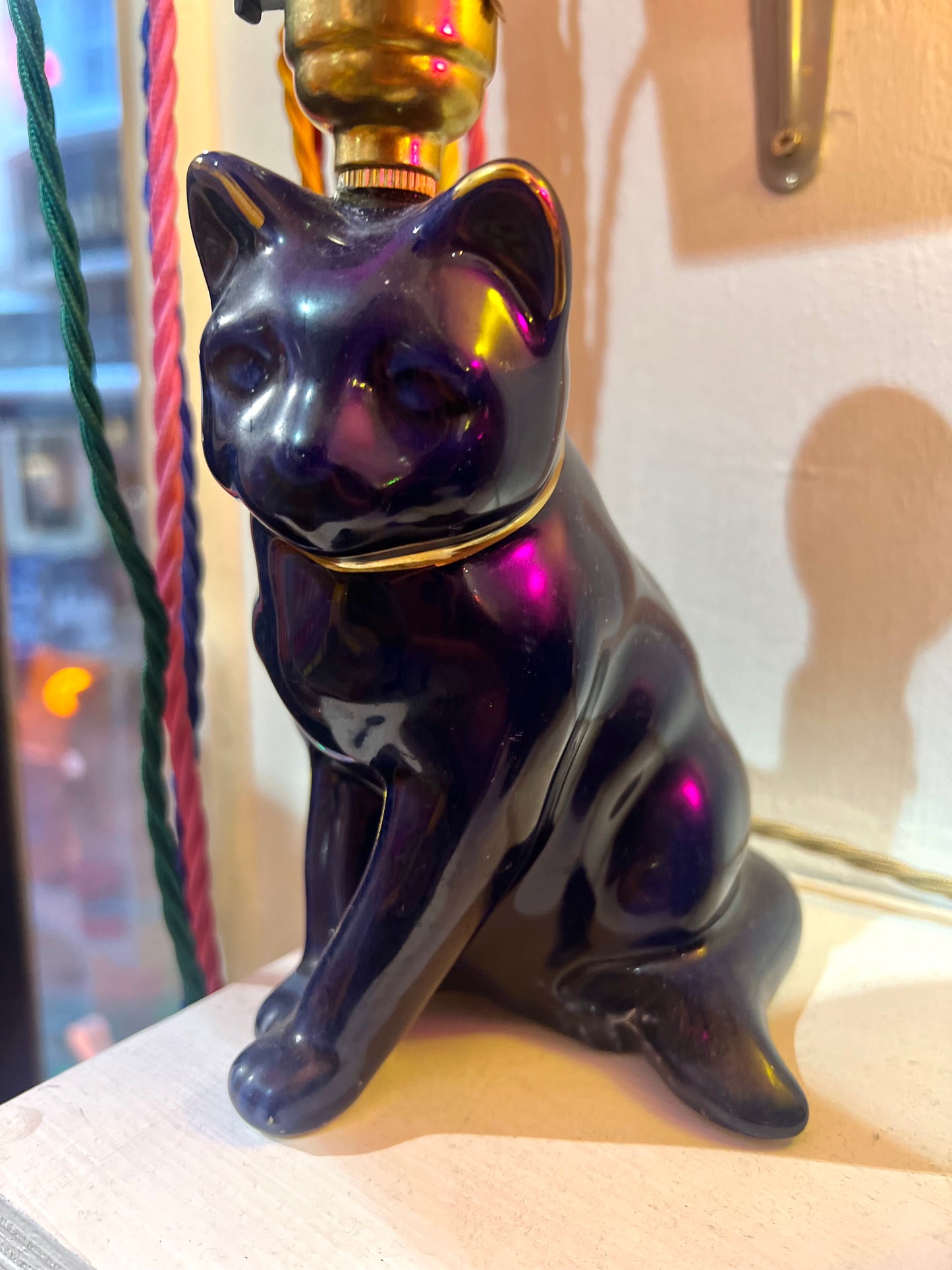 Vintage Cat Lamp by Lost & Foundry