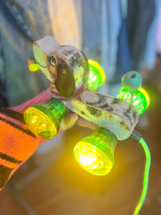 Vintage Dog Toy Lamp by Lost & Foundry