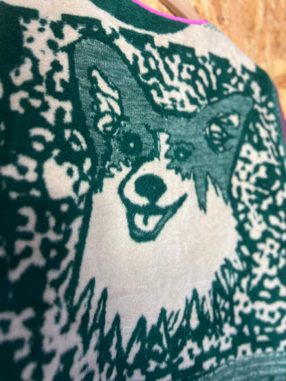 Jacquard Dog Vest,  Handmade by Szmat Sklad