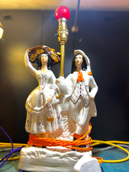Vintage Victorian Ceramic Couple by Lost & Foundry