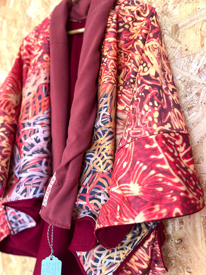 Art Print And Silk  Kimono by RELAB