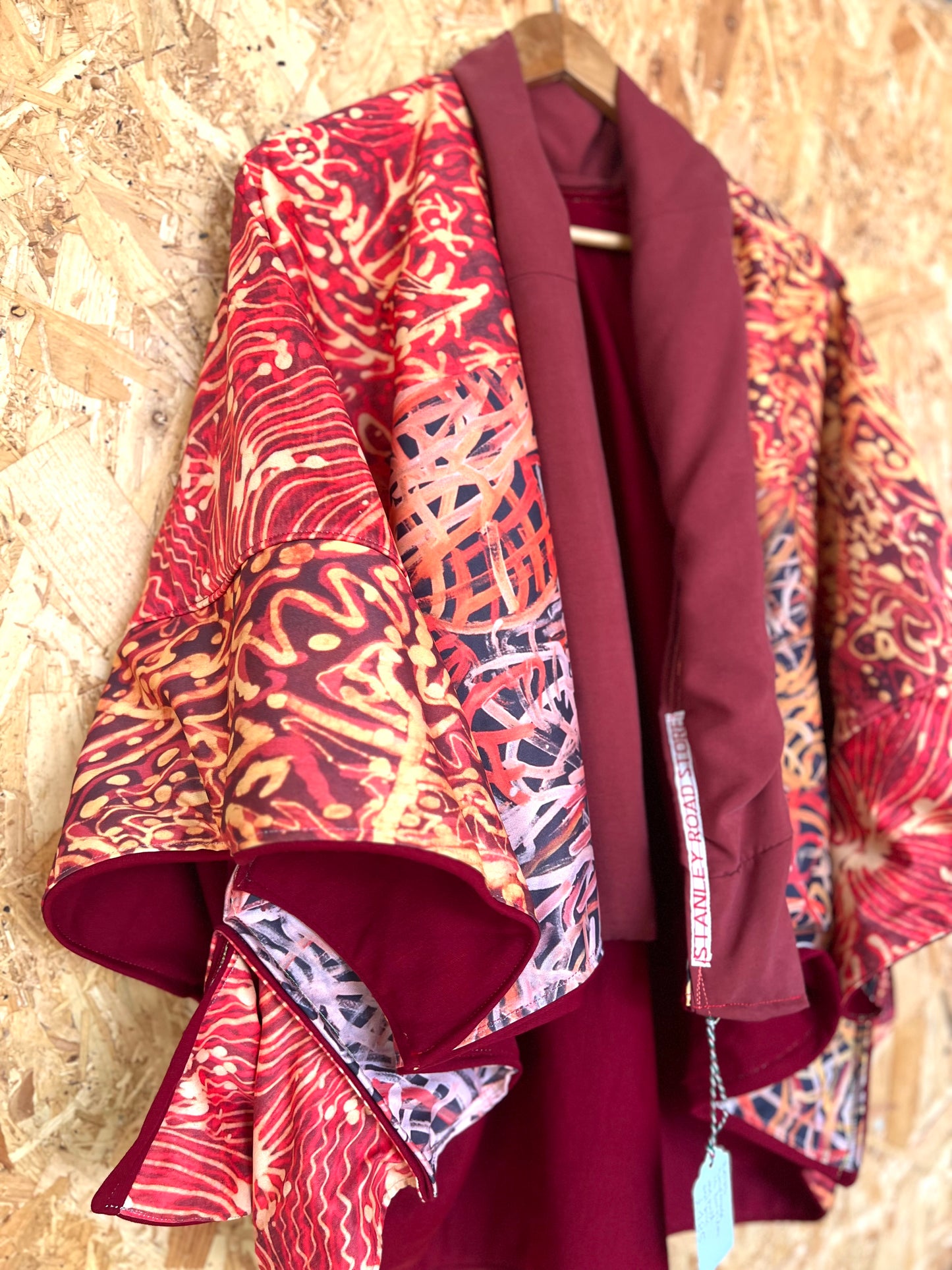 Art Print And Silk  Kimono by RELAB