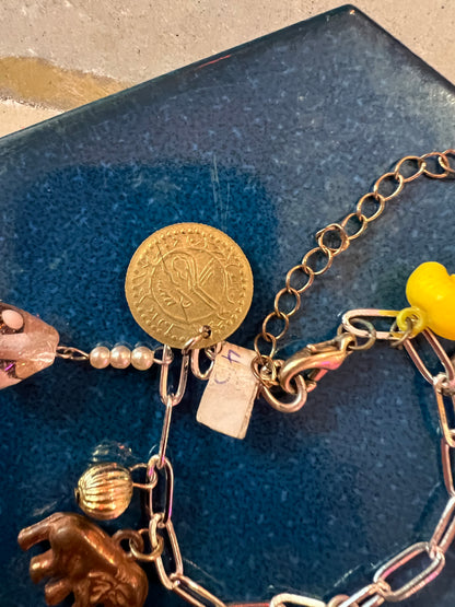 Handmade Lucky Charm Bracelet By Lost And Foundry