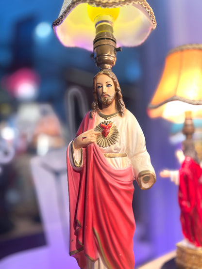 Vintage Jesus Lamp by Lost & Foundry