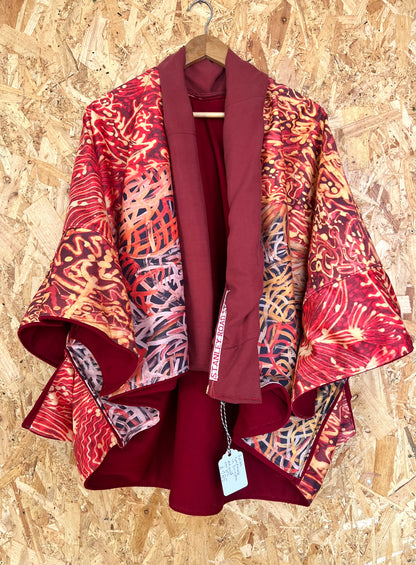 Art Print And Silk  Kimono by RELAB