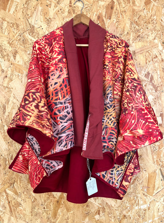 Art Print And Silk  Kimono by RELAB