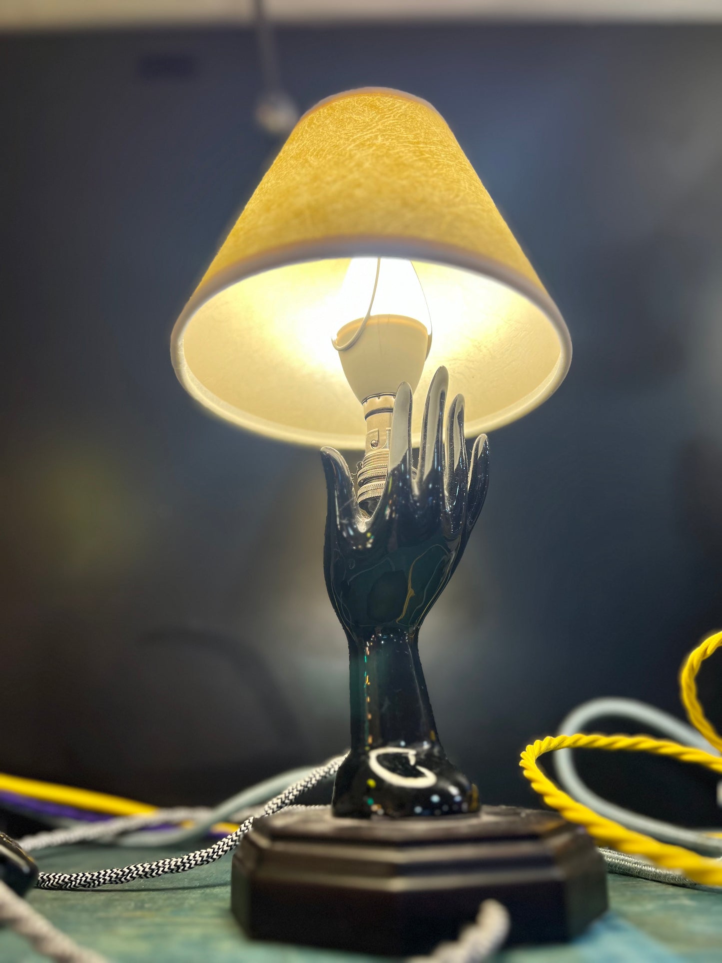 Vintage Manequin Hand Lamp by Lost And Foundry