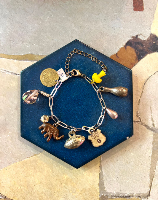 Handmade Lucky Charm Bracelet By Lost And Foundry