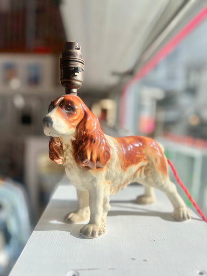 Vintage Springer Spaniel Lamp by Lost & Foundry