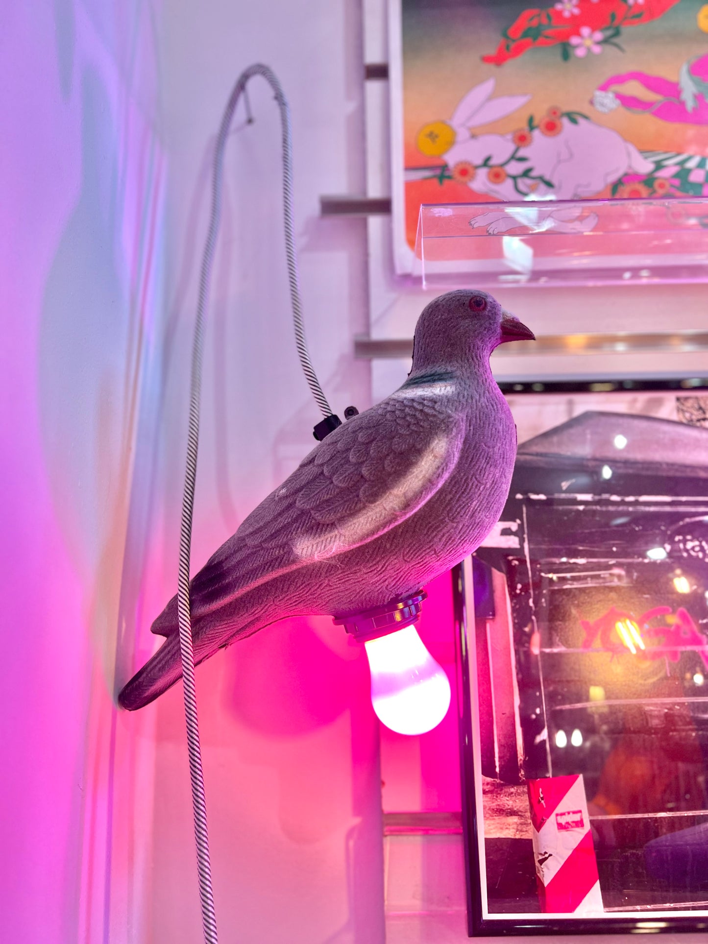 Pigeon Lamp by Lost & Foundry