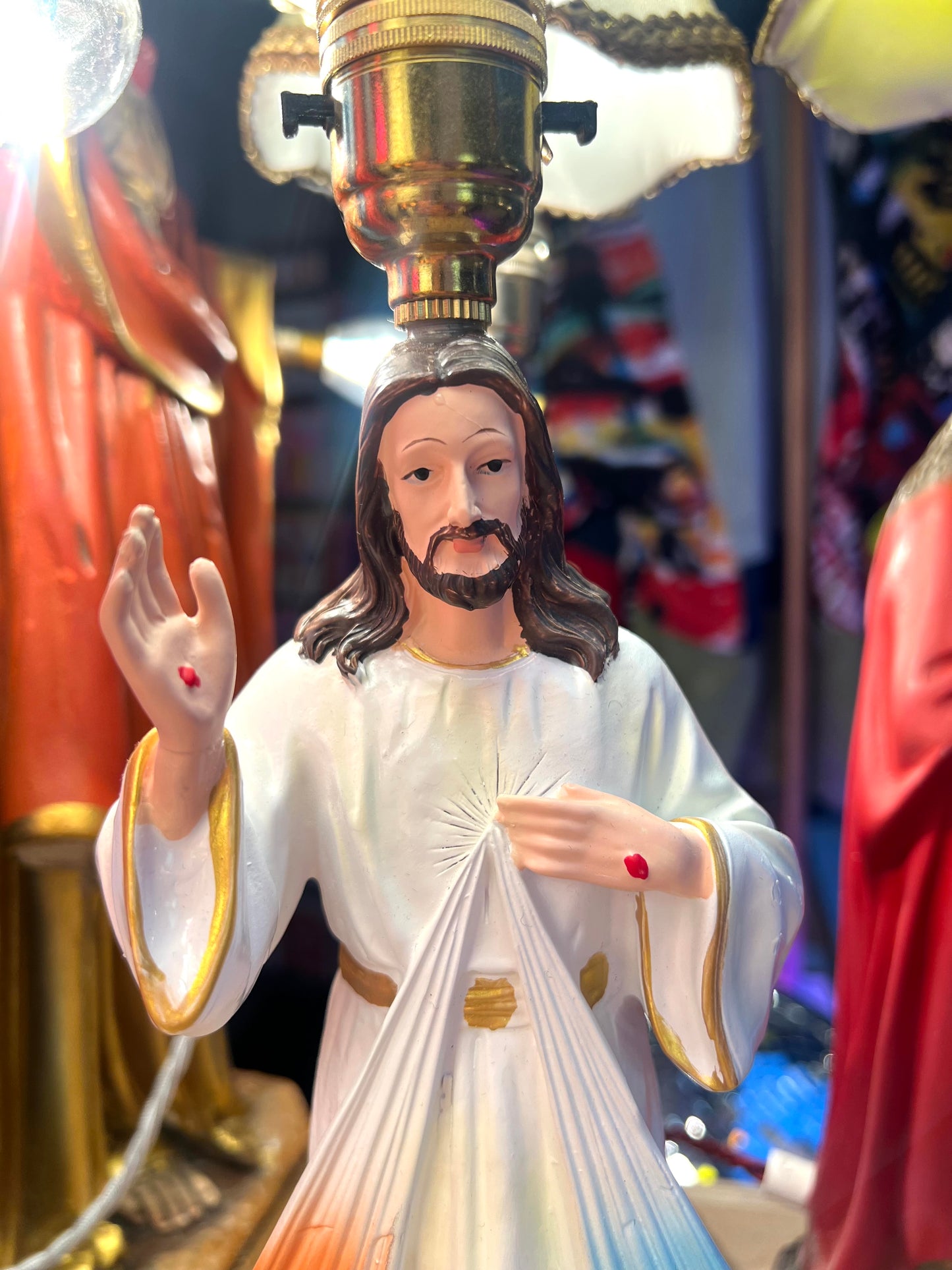 Vintage Jesus Lamp by Lost & Foundry