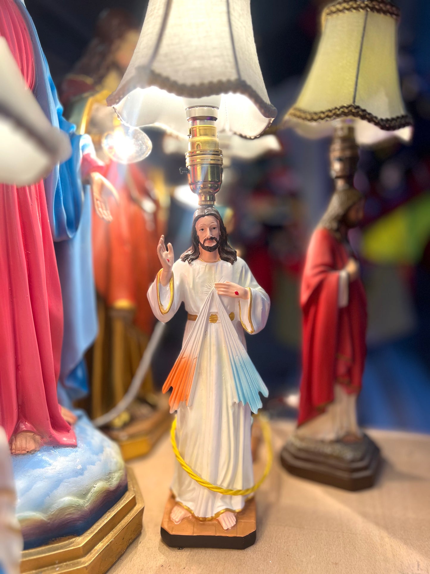 Vintage Jesus Lamp by Lost & Foundry