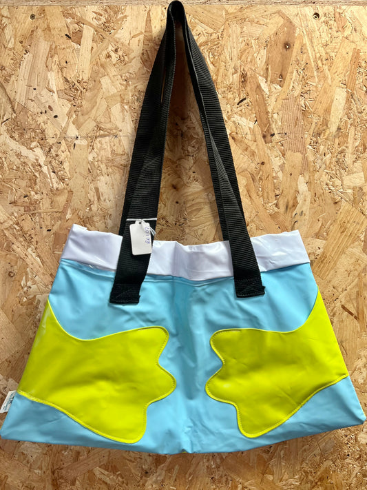 Large Bag Made From Pool Float By The Re-Inflatables