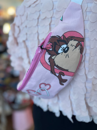 Looney Tunes Taz And Tweetie Retro Fabric Bumbag by Silly Girl Club