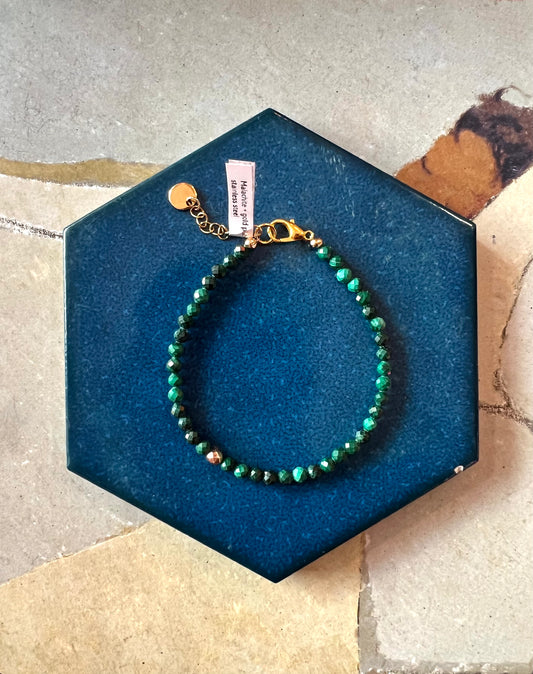 Malachite Gemstone Bracelet By Bdoo